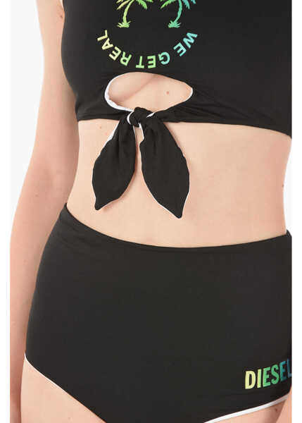 Costume de baie 2 piese Diesel Cut Out Detail We Get Real Bikini Top Black Femei (BM 9047723) 3