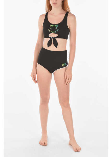 Costume de baie 2 piese Diesel Cut Out Detail We Get Real Bikini Top Black Femei (BM 9047723) 4