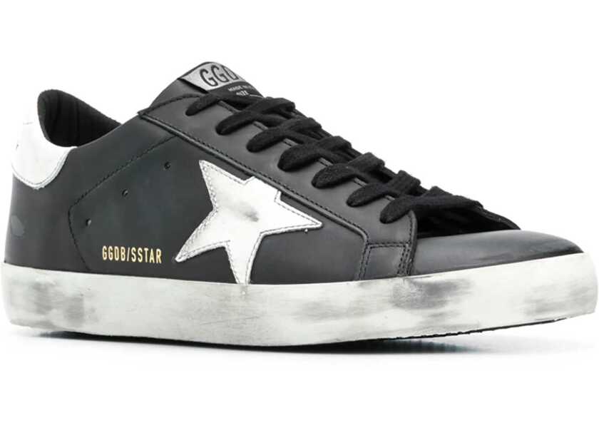 Sneakers Golden Goose Super Star Sneakers BLACK/WHITE Barbati (BM 9047804) 2