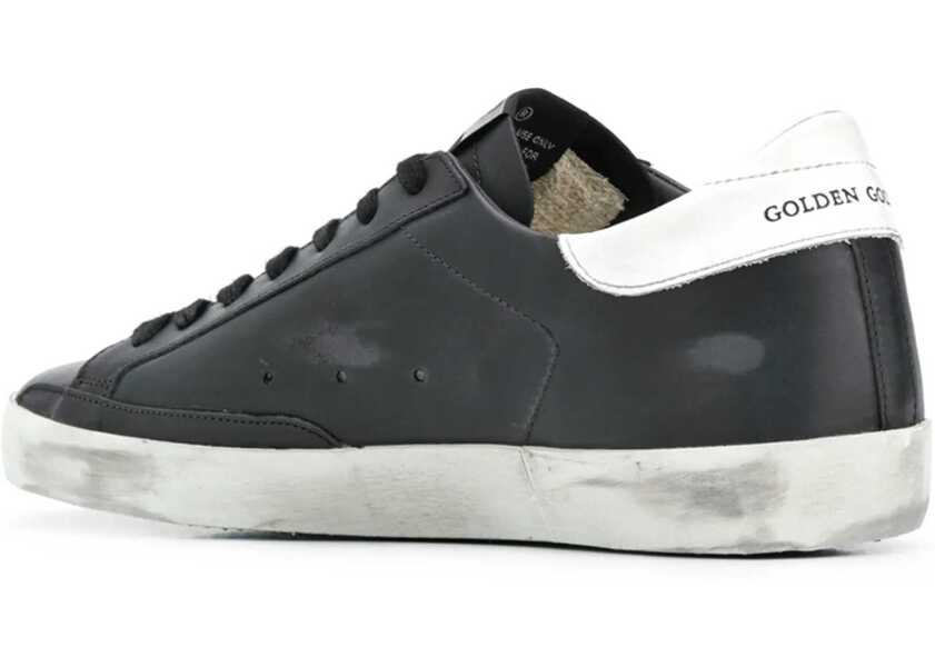 Sneakers Golden Goose Super Star Sneakers BLACK/WHITE Barbati (BM 9047804) 3
