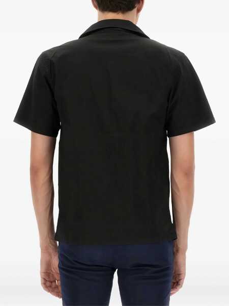 Camasi casual Department Five Hawaiian Shirt With Logo Print BLACK Barbati (BM 9048110) 3