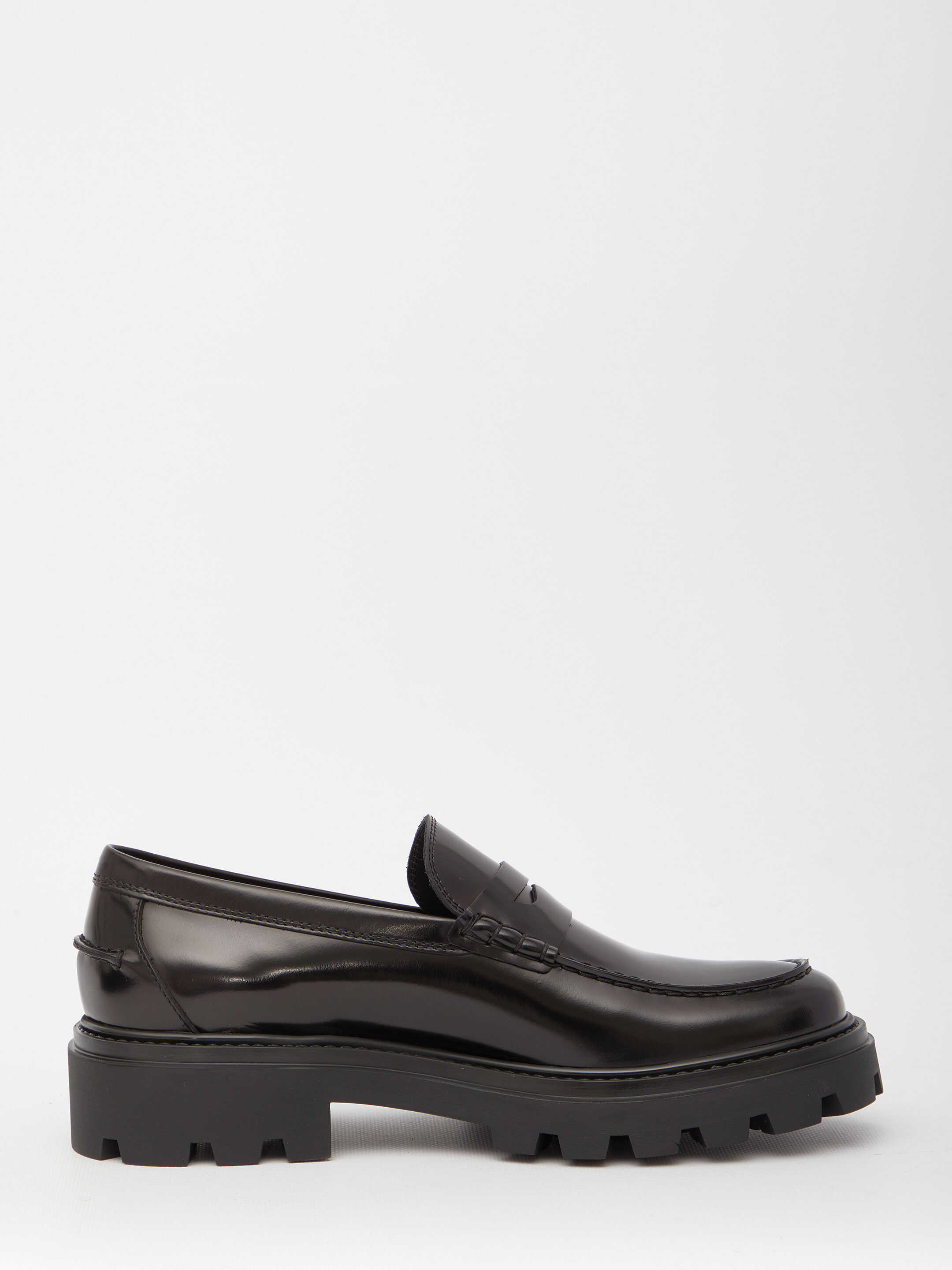 TOD'S Leather Loafers Black image1
