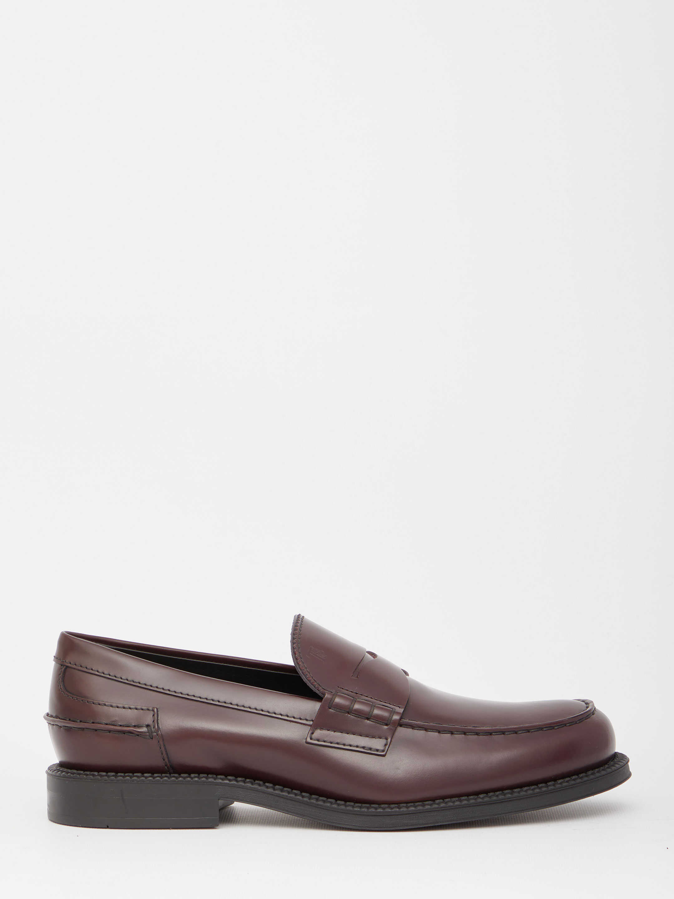 TOD'S Leather Loafers Bordeaux image0