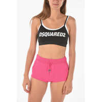 Lenjerie intima Solid Color Double Active Top Crop Femei