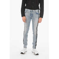 Blugi drepti 16Cm Side Animal Patterned Regular Fit Jeans Barbati