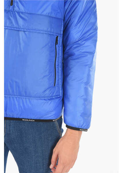 Jachete Woolrich Padded Hooded Pack-It Anorak Blue Barbati (BM 9051911) 3