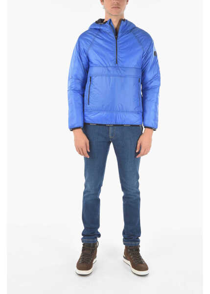 Jachete Woolrich Padded Hooded Pack-It Anorak Blue Barbati (BM 9051911) 4