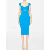 Rochii elegante Cut-Out Midi Dress Femei