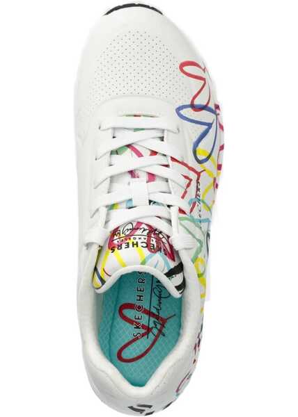 Sneakers SKECHERS Uno-Spread The Love White Femei (BM 9053405) 2