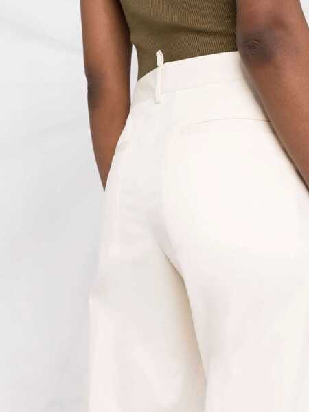 Pantaloni casual DSQUARED2 Straight Leg Pants IVORY Femei (BM 9053564) 3
