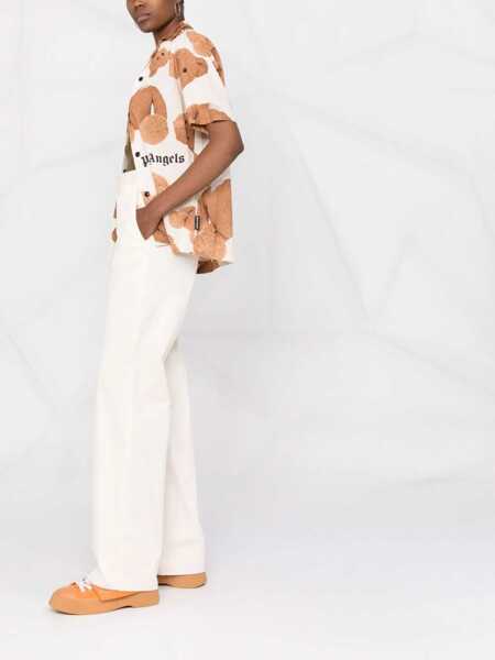 Pantaloni casual DSQUARED2 Straight Leg Pants IVORY Femei (BM 9053564) 4