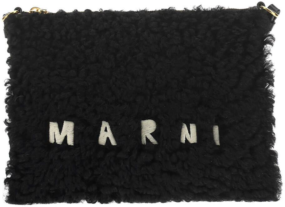 Marni Clutch Bag BLACK b-mall.ro