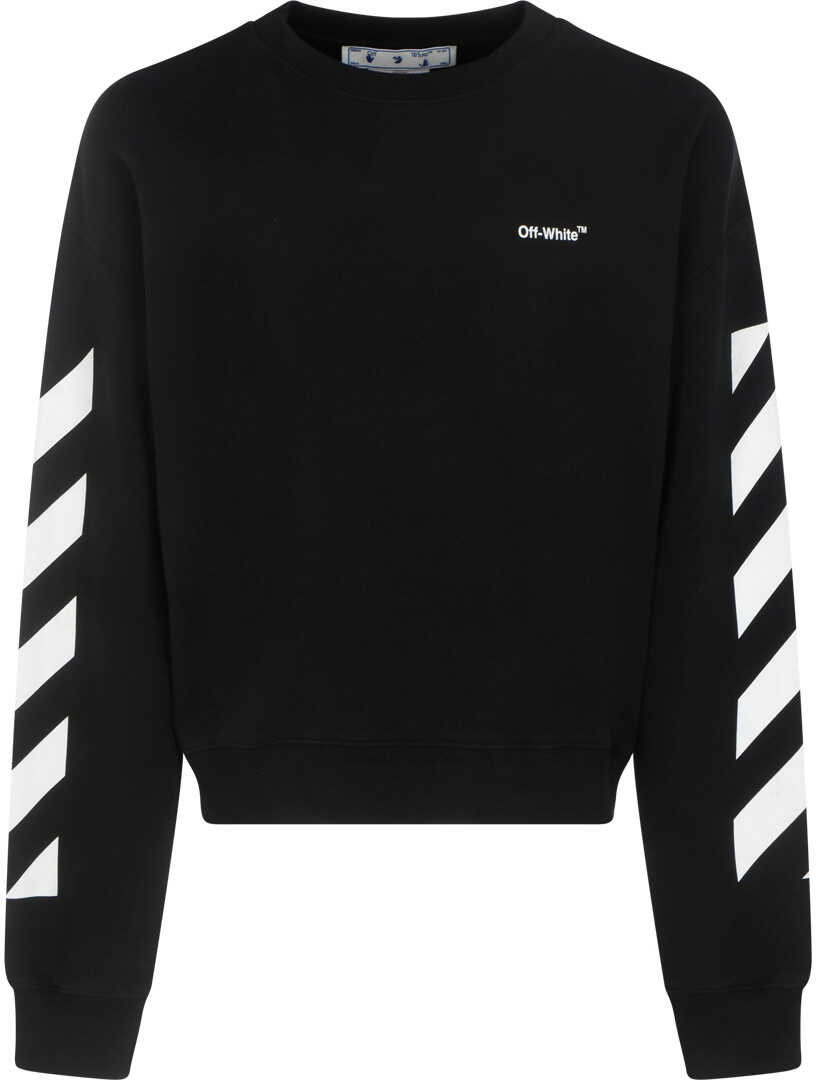 Off-White Helvetica Sweatshirt BLACK/WHITE