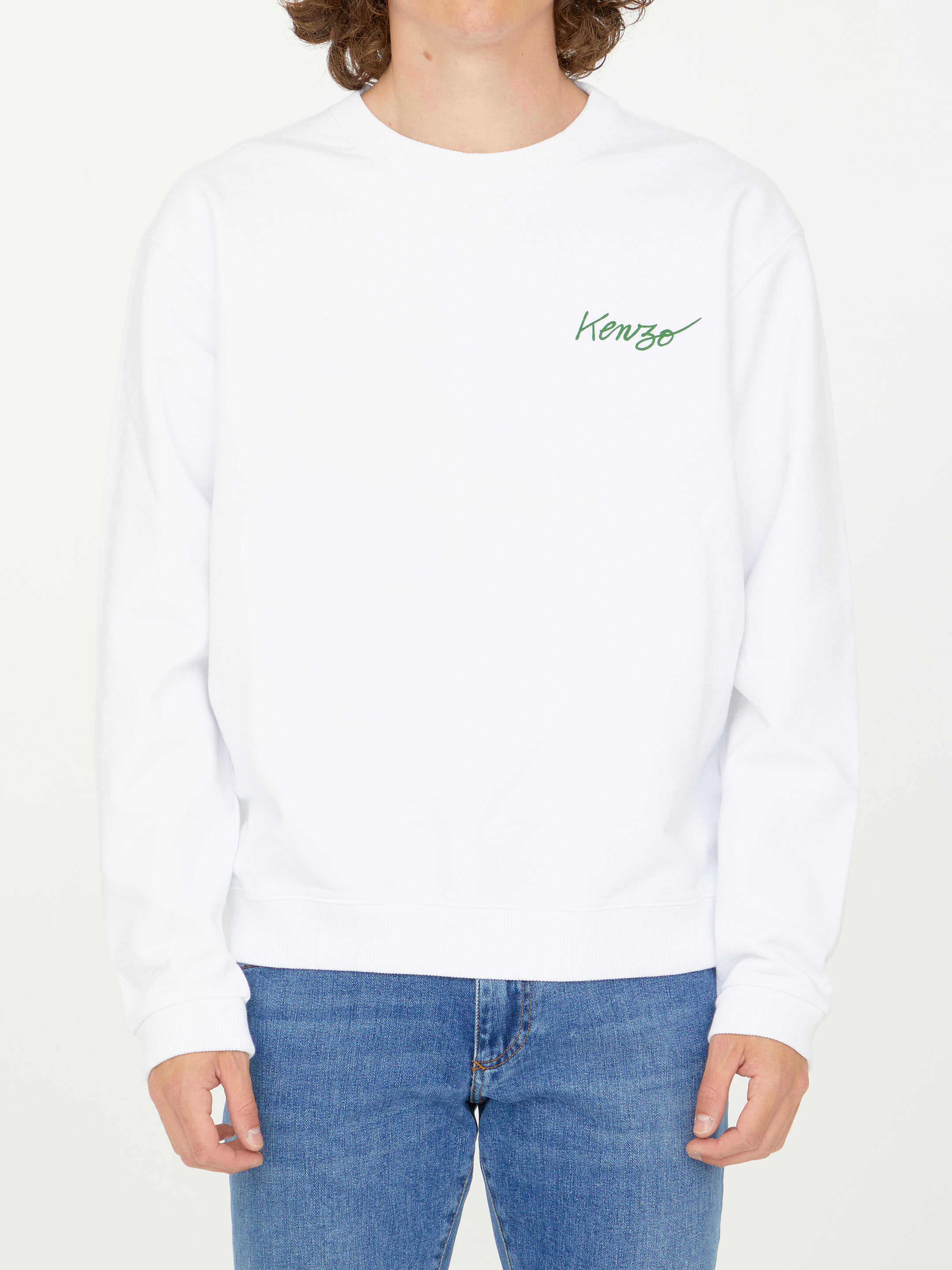 Kenzo Kenzo Poppy Sweatshirt White