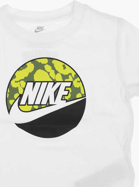 Tricouri Nike Maxi Logo Printed On The Front T-Shirt White Baieti (BM 9056909) 2