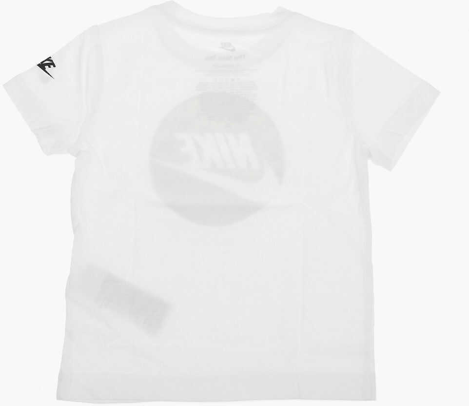 Tricouri Nike Maxi Logo Printed On The Front T-Shirt White Baieti (BM 9056909) 3