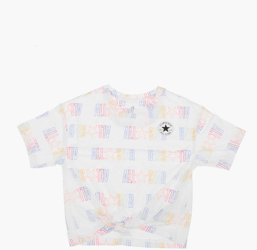 Converse All Star Chuck Taylor Printed Logo All Over T-Shirt White