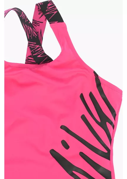 Costume de baie intregi Nike One Piece Swimsuit With Side Logo-Print Black Fete (BM 9056930) 2