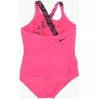 Costume de baie intregi pentru Fete - Costume de baie intregi Nike One Piece Swimsuit With Side Logo-Print Black Fete (BM 9056930) - B-mall.ro