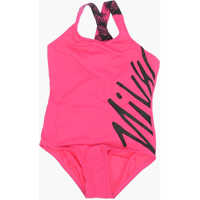 Costume de baie intregi One Piece Swimsuit With Side Logo-Print Fete