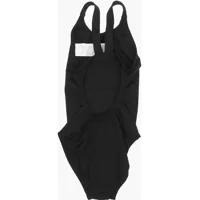 Costume de baie intregi pentru Fete - Costume de baie intregi Nike Solid Color One Piece Swimsuit Black Fete (BM 9056933) - B-mall.ro