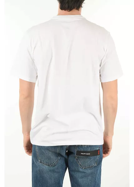 Tricouri Converse All Star Cotton Universal Established Crew-Neck T-Shirt White Barbati (BM 9059456) 2