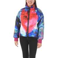 Jachete Tie Dye Effect Reversible Puffer Jacket Femei