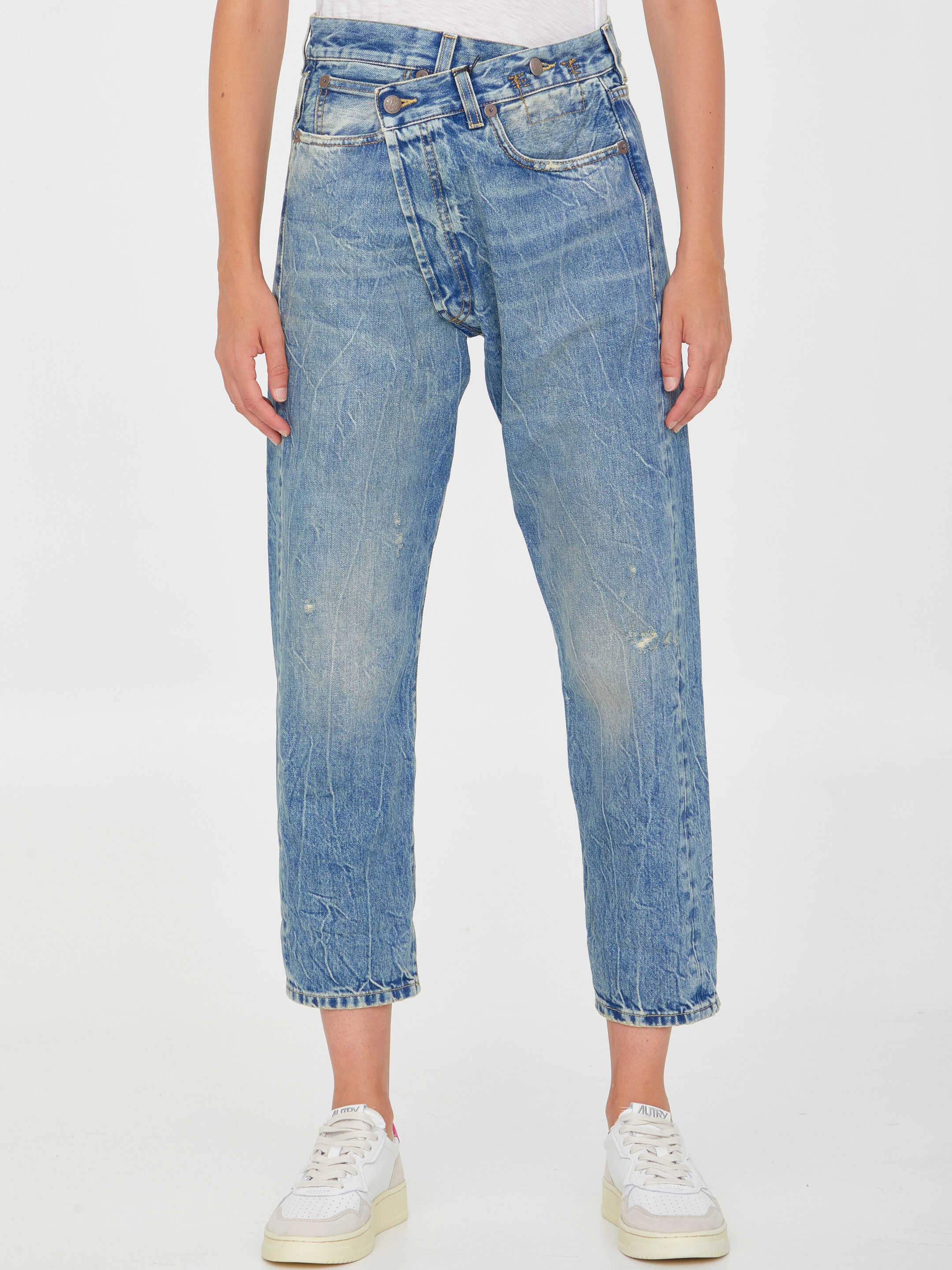 R13 Kelly Crossover Jeans Light blue image