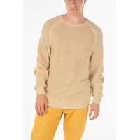 Pulovere CORNELIANI Id Crew Neck Flax Blend Sweater