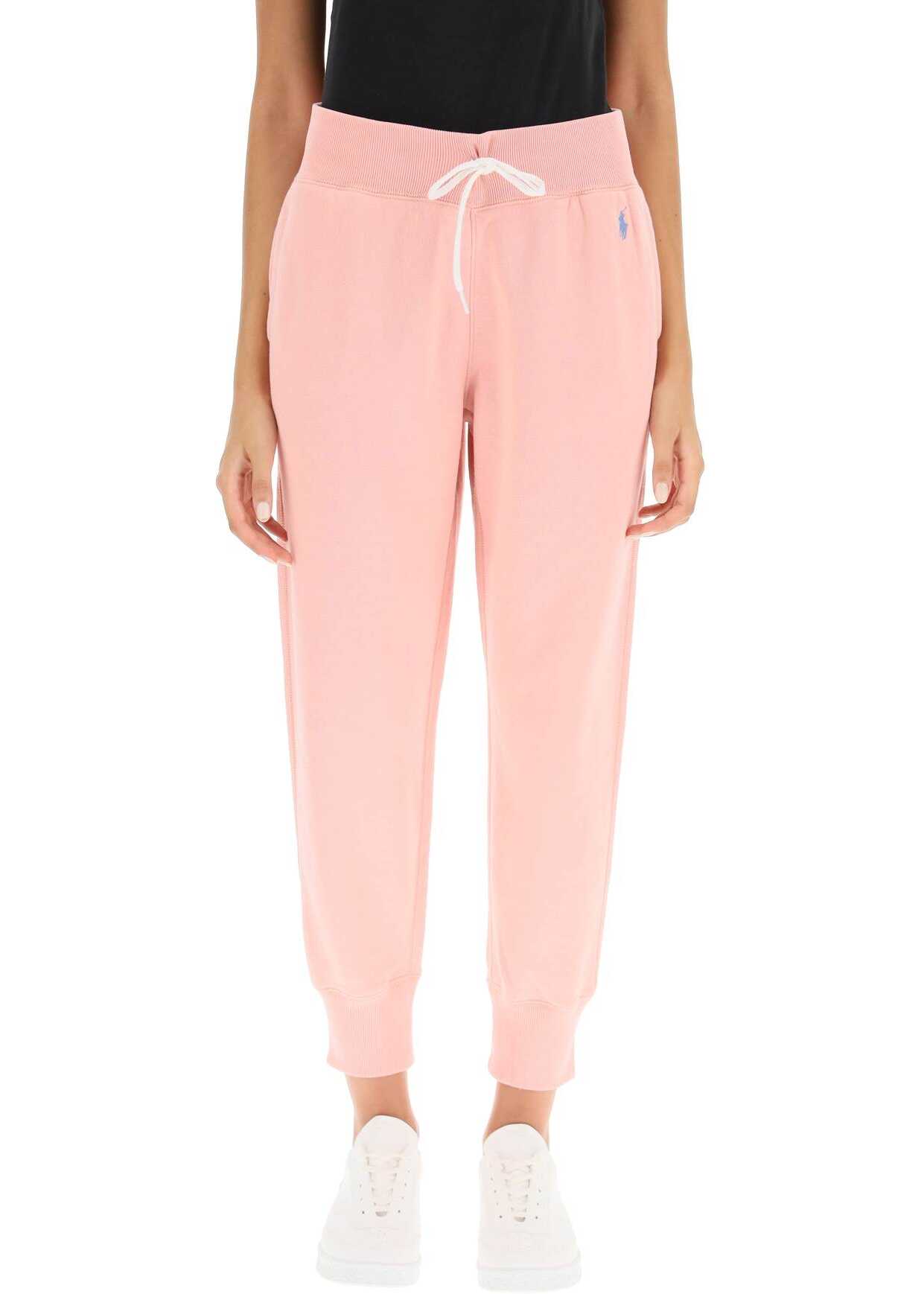 Ralph Lauren Sweatpants With Embroidered Logo ADIRONDACK ROSE