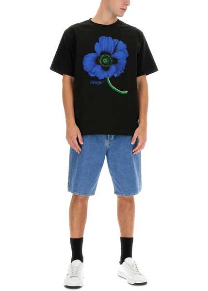 Blugi drepti Kenzo Bermuda Shorts Himawari BLUE Barbati (BM 9069020) 2