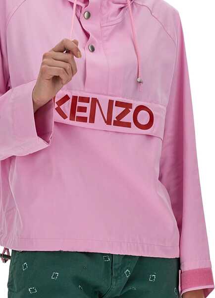 Jachete Kenzo Logo Print Windbreaker PINK Femei (BM 9069185) 4