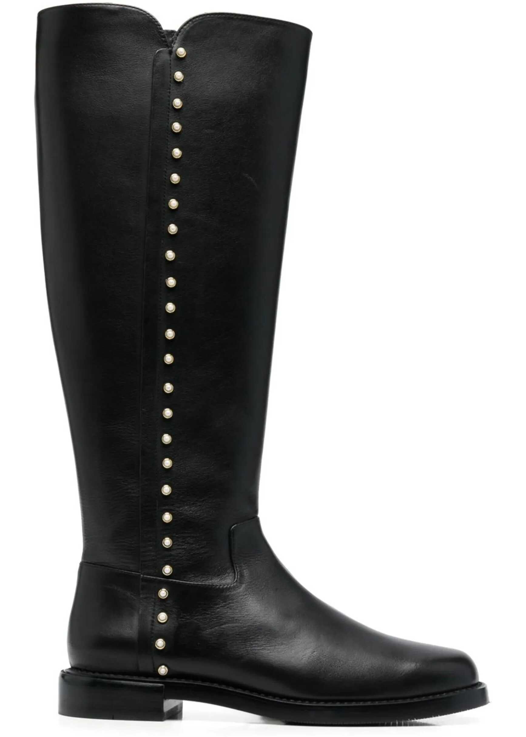 Poze Stuart Weitzman Boot Pearl Riding BLACK