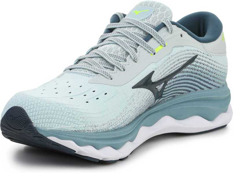 Pantofi alergare Mizuno Wave Sky 5 Blue/Green Barbati (BM 9070385) 3