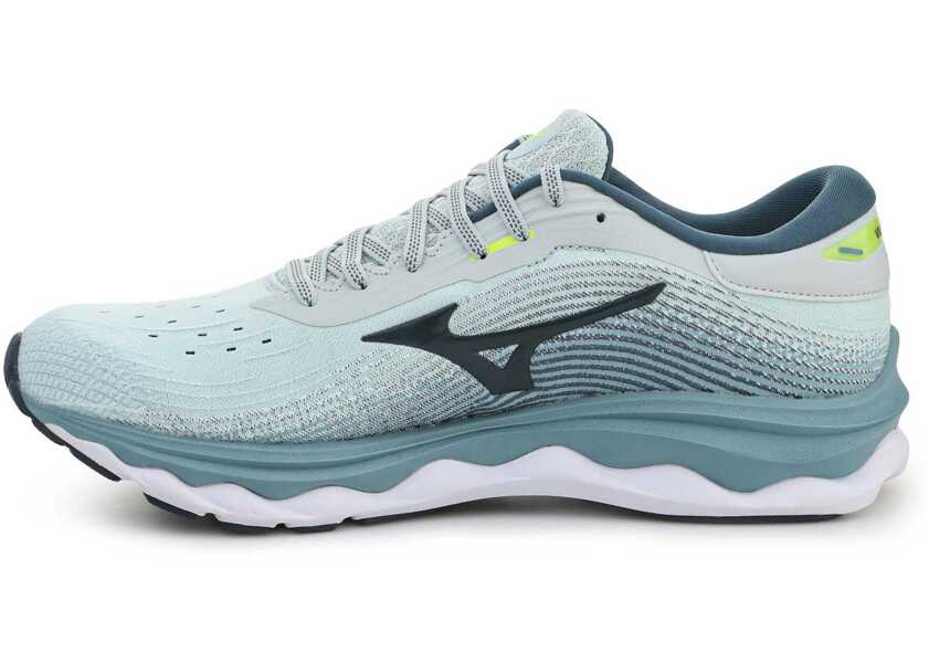 Pantofi alergare Mizuno Wave Sky 5 Blue/Green Barbati (BM 9070385) 4