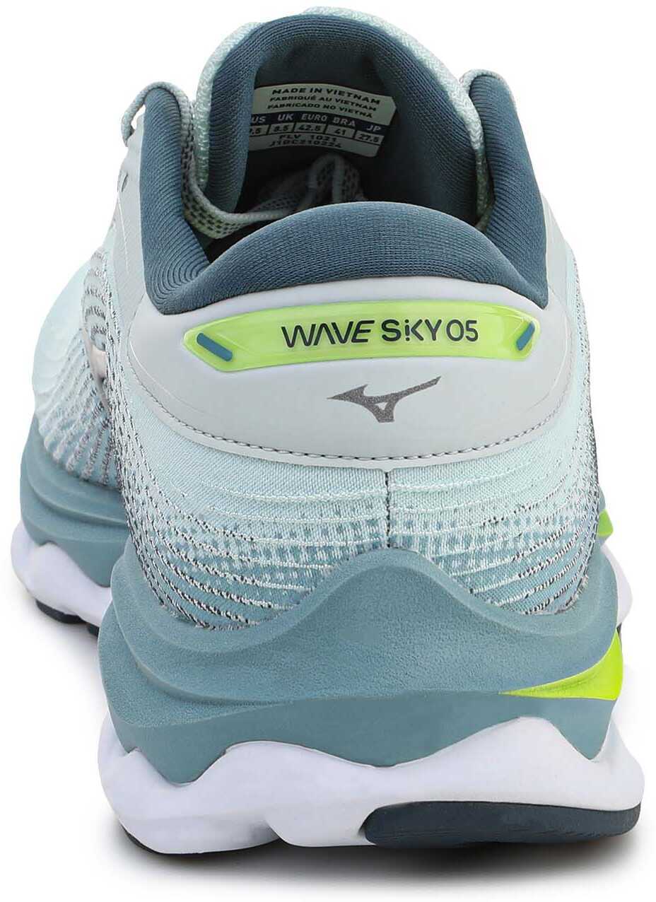 Pantofi alergare Mizuno Wave Sky 5 Blue/Green Barbati (BM 9070385) 5