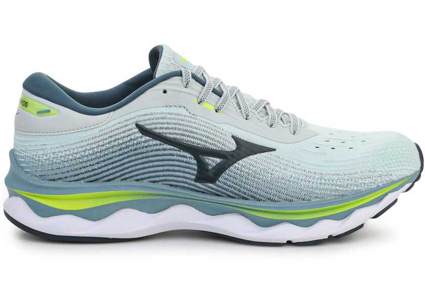 Pantofi alergare Mizuno Wave Sky 5 Blue/Green Barbati (BM 9070385) 6