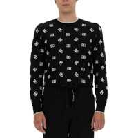 Pulovere casual Jacquard Logo Crew Neck Sweater Barbati