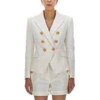 Sacouri office Double-Breasted Jacket Femei