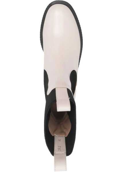 Cizme scurte Ferragamo Chelsea Boot WHITE Femei (BM 9071372) 4