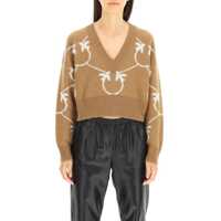 Pulovere casual Love Birds Wool And Alpaca Blend Sweater Femei