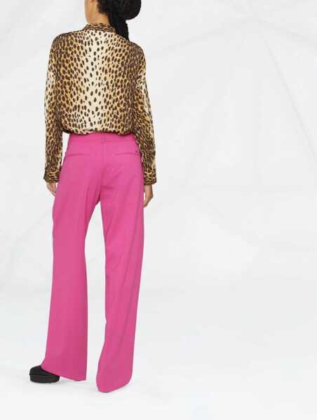 Pantaloni casual DSQUARED2 Slouchy Pants FUCHSIA Femei (BM 9072596) 3