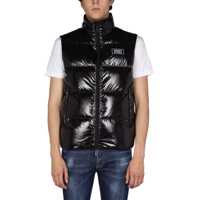 Veste casual "Puffer" Vest With Logo Patch Barbati