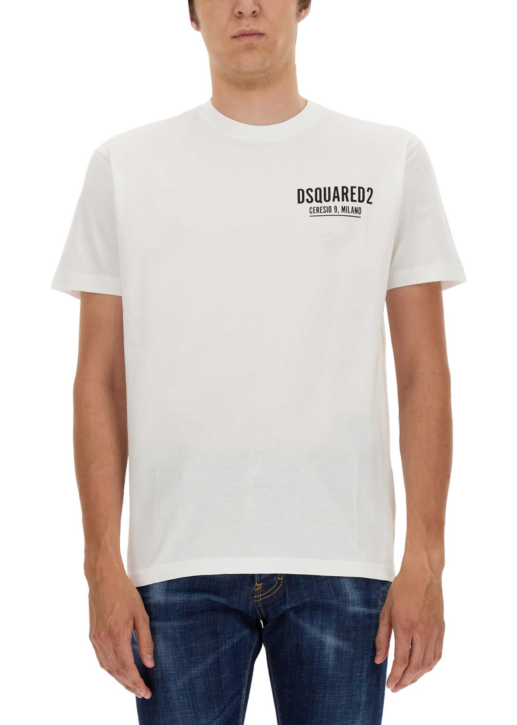 DSQUARED2 Crewneck T-Shirt WHITE