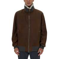 Geci de piele Shearling Bomber Jacket Barbati