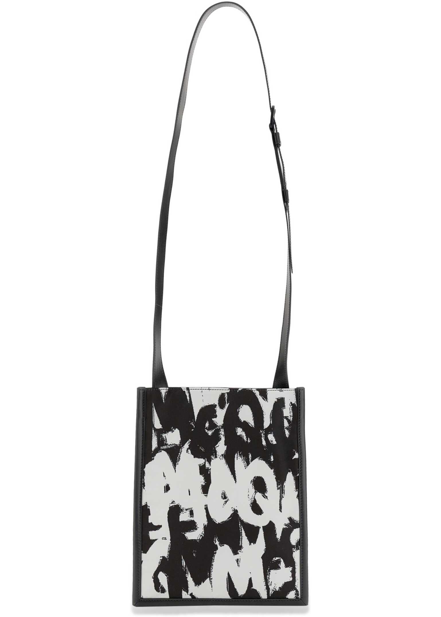 Alexander McQueen Graffiti Edge Smartphone Bag BLACK image20