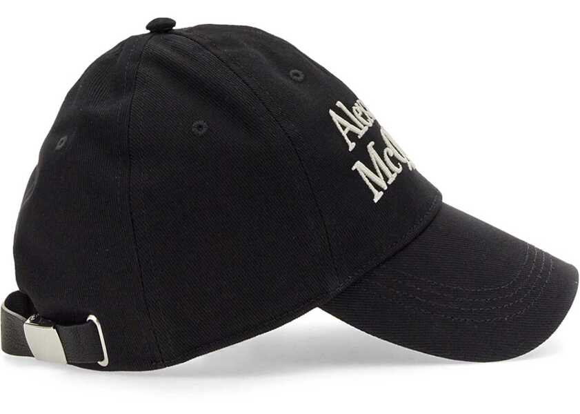Sepci Alexander McQueen Baseball Cap BLACK Barbati (BM 9073007) 3