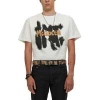 Tricouri Graffiti Logo Print T-Shirt Barbati