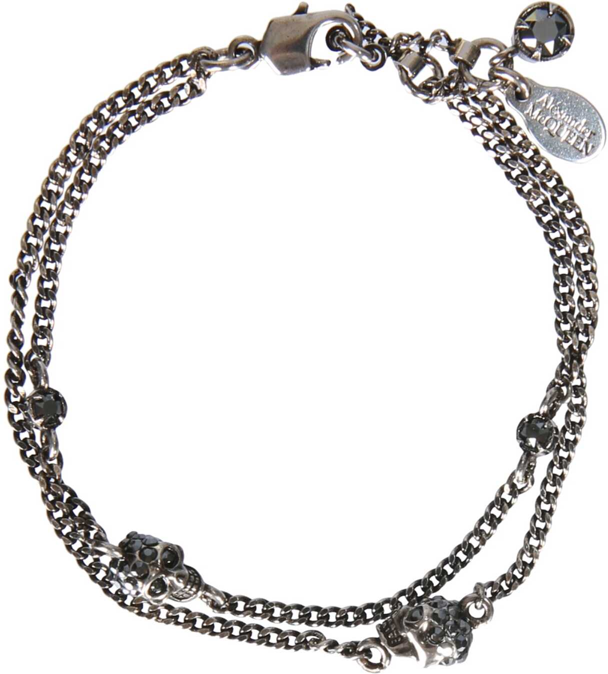 Alexander McQueen Skull Bracelet SILVER image