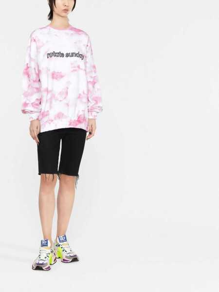 Bluze de trening ROTATE Birger Christensen Sweatshirt With Logo Embroidery PINK Femei (BM 9073124) 2